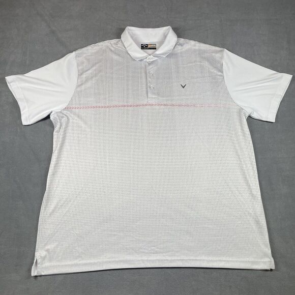 4 Callaway Mens Opti-Dri UPF Golf Polo Collared Shirts Size XXL - Picture 1 of 7